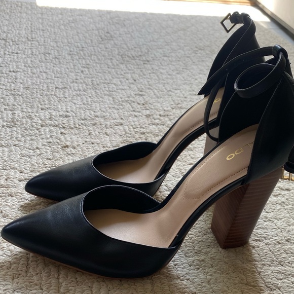 Aldo Shoes - Aldo Black pointy toe heels Size 10 New